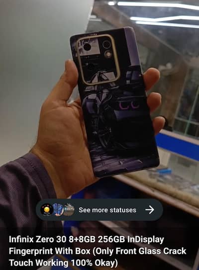 Infinix Zero 30 8+8GB 256GB InDisplay Fingerprint With Box
