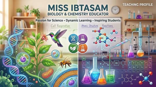 Biology, Chemistry teacher