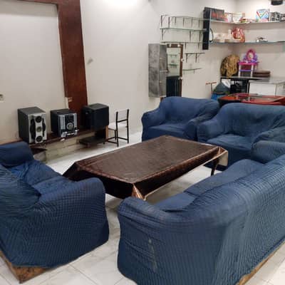 sofa set and table