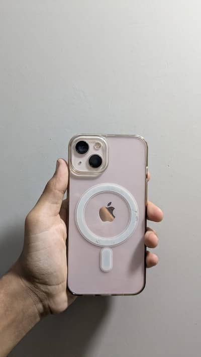 Apple iPhone 13 pink color 86 battery