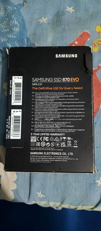 Samsung Evo 870 ssd