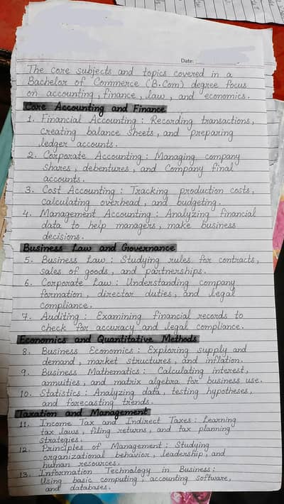 Assignment Writing & Handwritten Assignments
