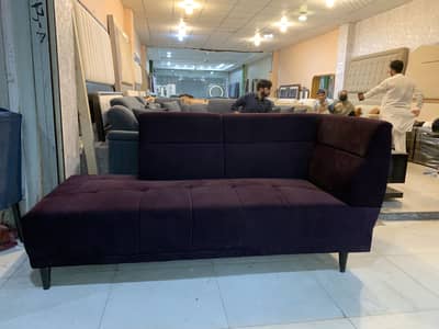 Royal Plum L-Shaped Lounger