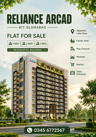 B17 Residential RELIANCE ARCAD 1 BED 2 BED 3 BED Available For Sale
