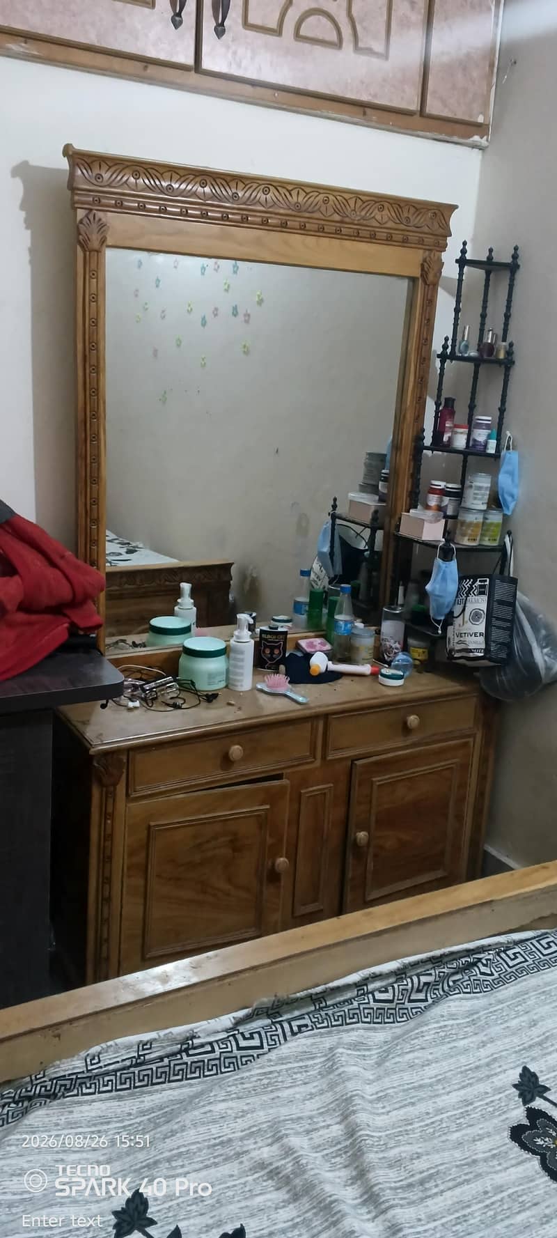 bed set with dressing table 3