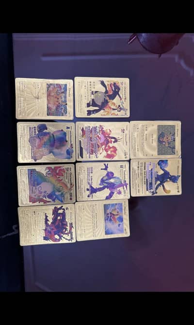 10 Pokemon VMAX GX Cards
