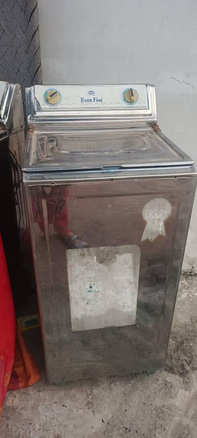 steel body washing machine or dryer available