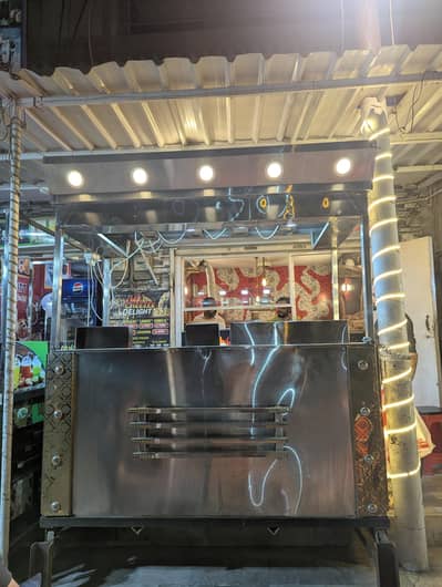 Double basket frayer machine