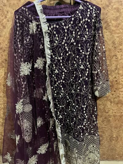 Designer shirt | 3 Piece - Heavy Handwork | Wedding Dress