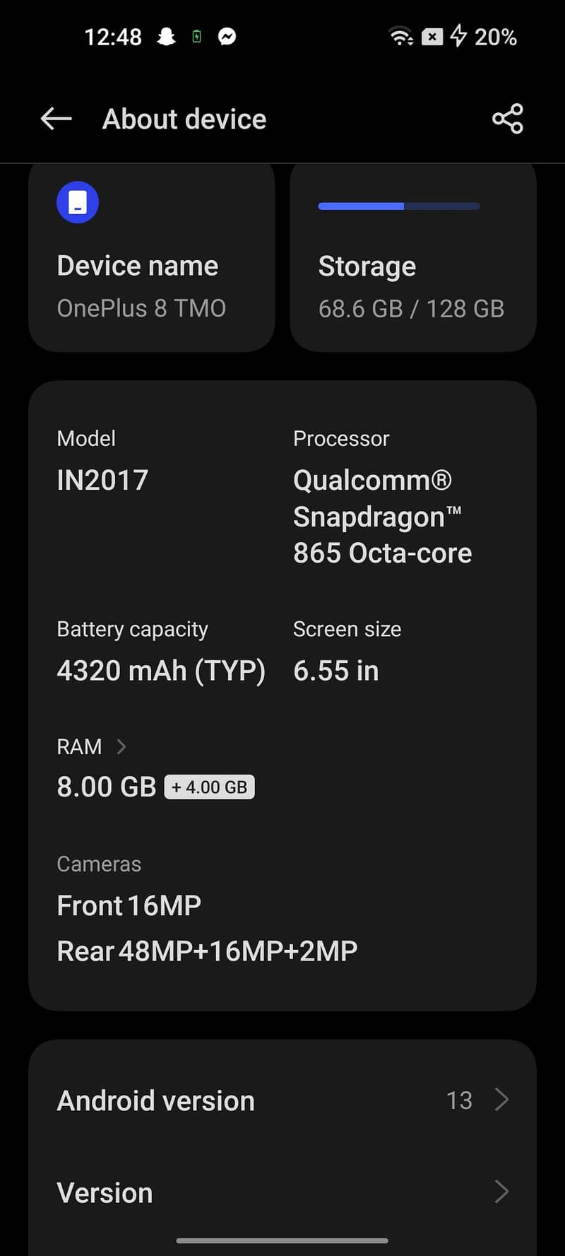 One Plus 8 2