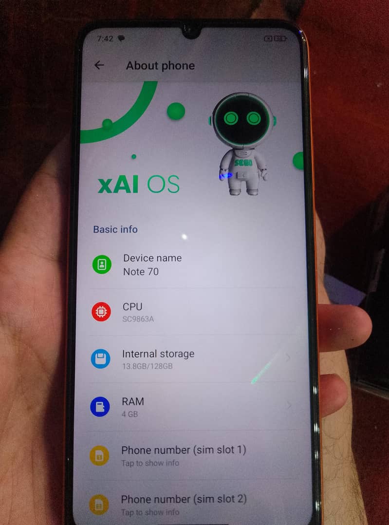 SEGO Note 70 5
