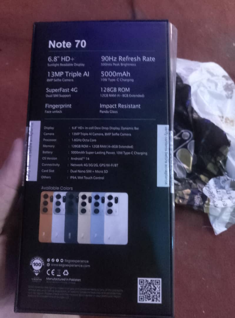SEGO Note 70 10