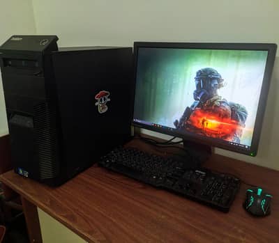 Full Gaming Pc and Monitor