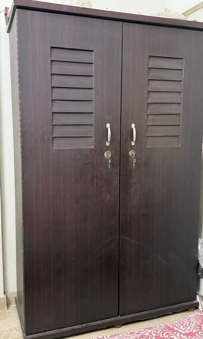 kings size bed & Master molty  with Almirah two door