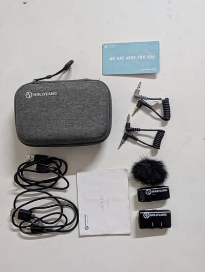 Hollyland Lark M1 Solo Wireless Lavalier Microphone Set – Complete Kit