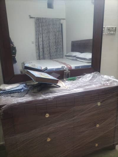 Wooden New bed with Diamond supreme mattress 8 inches