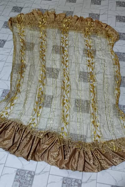 Stylish golden design Curtain