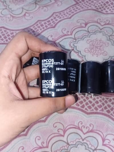 Original EPCOS 550V 270uF Capacitor for Inverters & VFD Repair