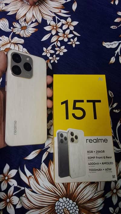 Realme 15t argent sale