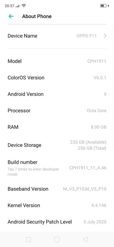 OPPO F11