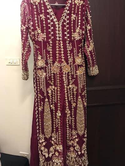 usama silk branded barat outfit small size
