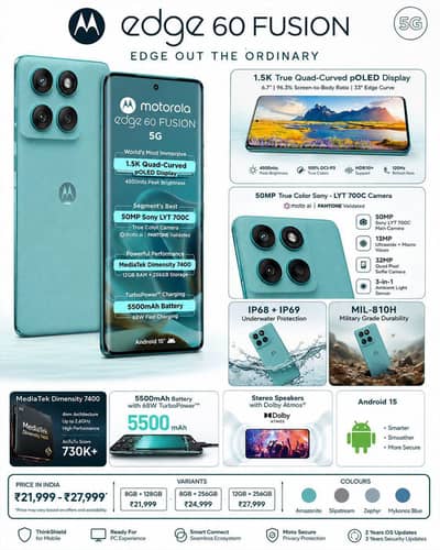 Motorola Edge 60 fusion