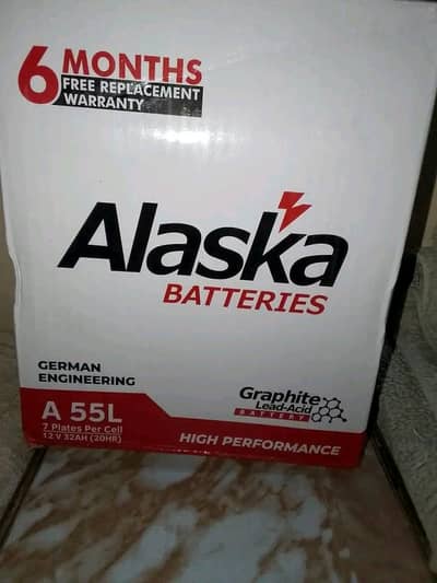 7 Plate Battery Alaska for Sale only 15 days use ki h 03082499785