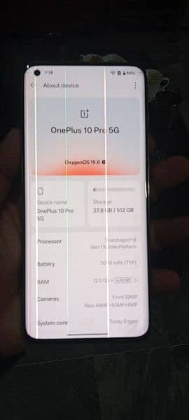 OnePlus 10pro 5 g