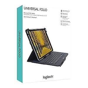 Logitech universal folio blutooth keyboard for 9 to 11 inch tablet
