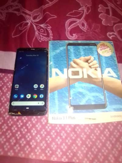 Nokia 3.1 Plus with box. 03144426449