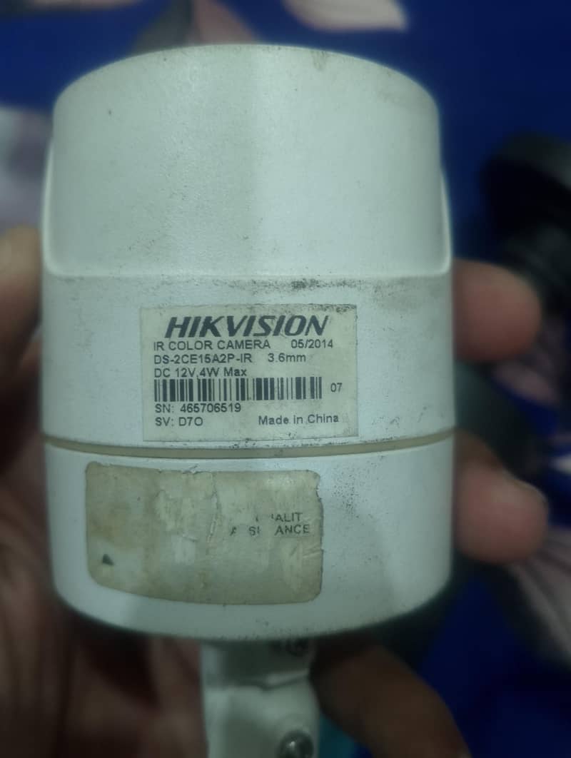 Hikvision camera 1