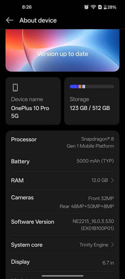 One Plus 10 Pro