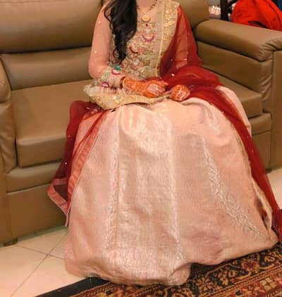 lehnga choli frock style