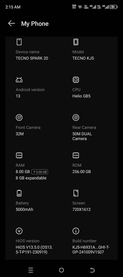 Tecno Spark 20