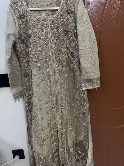 AA bridal tariq road heavily embellished valima/engagement dress