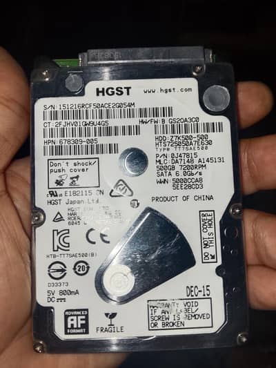 500gb hard disk