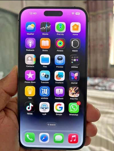 iPhone 14 pro Max 128gb face ID to tone okay battery health 86 no