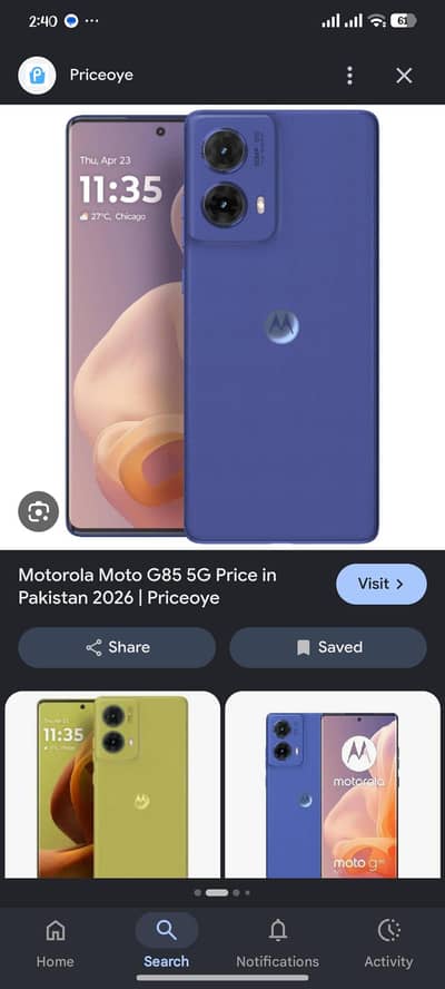 Motorola Edge g85 brand new condition