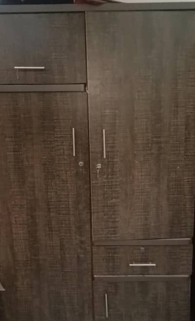 wooden wardrobe