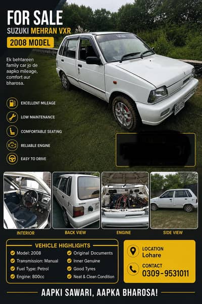 Suzuki Mehran VXR 2008