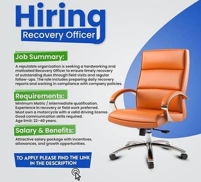 Recovery Officer only Female