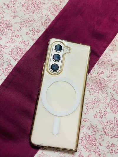 Samsung Mobile Z Fold 5 256gb 10.10 all sacrach less phone