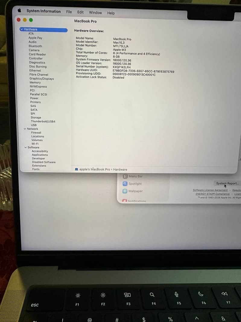 Macbook pro m3 4