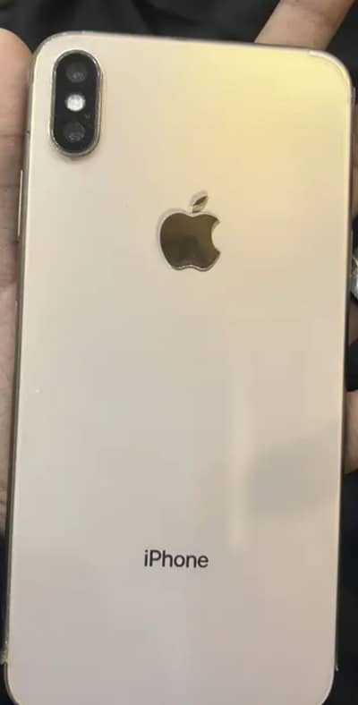 I phone Xsmax pta approved gold colour