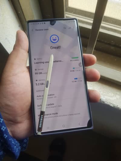 Samsung Note 20 Ultra 12gb 128 touch problem