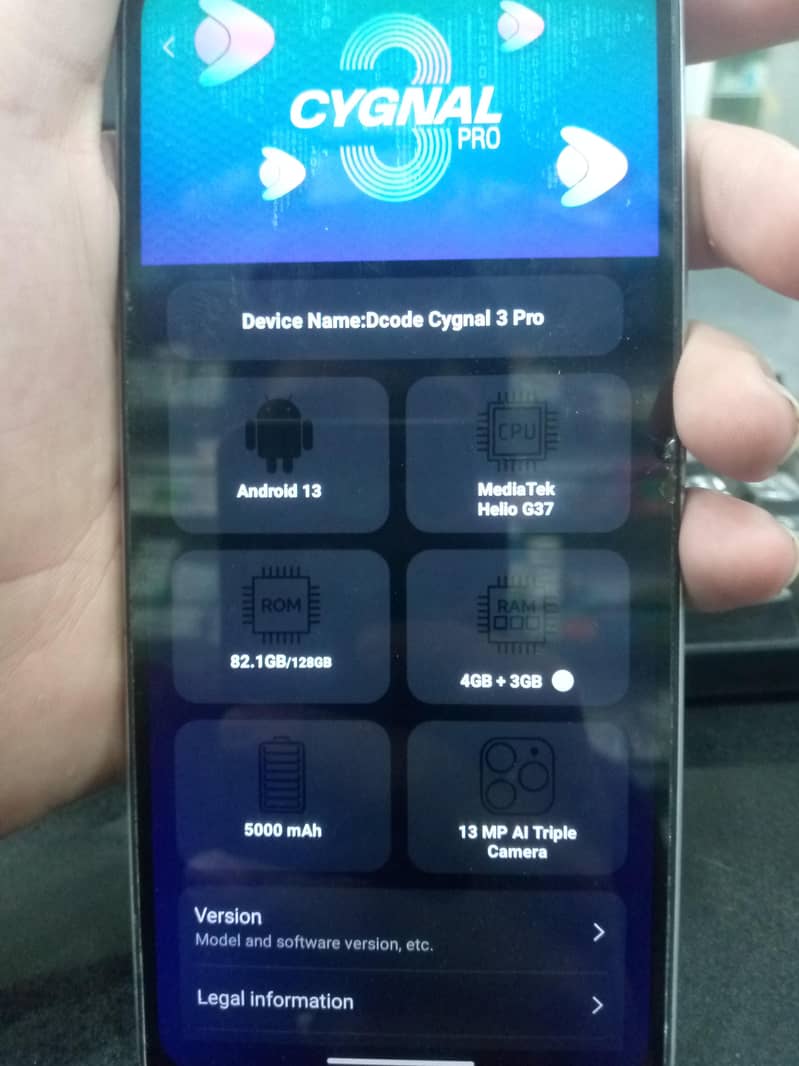 Dcode Cygnal 3 Pro 4/128GB 8