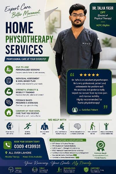 physiotherapy at Door step