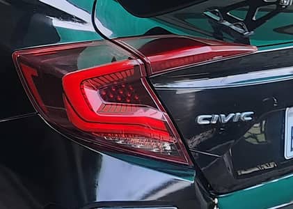 Civic x snake style lights