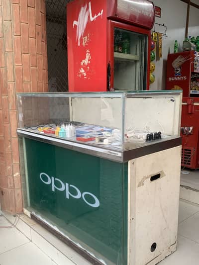 Mobile counter with light