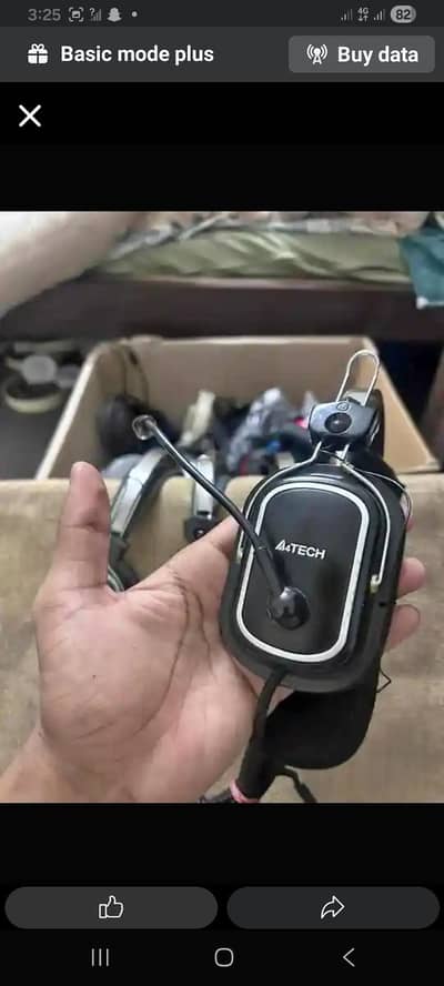 head phone original 4tech company